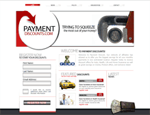 Tablet Screenshot of paymentdiscounts.com